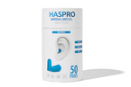 Haspro Universal Earplugs Tube50 Zestaw jednorazowych stoperów do uszu 50par - Niebieskie
