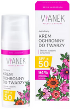 Vianek Łagodzący krem ochronny do twarzy SPF50 50ml
