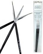 Sleek Shine Pędzelki do zdobień, kresek - 3 sztuki