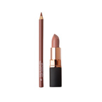 Inglot Lip Makeup Set Nude Kiss Zestaw do makijażu ust - Pomadka 901 4g + Konturówka 63 1,13g