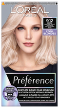 Loreal Preference Cool Blondes Farba do włosów - 9.12 Siberia (2x60ml + 54ml)