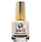 Seche FX Diamond Effect Top do paznokci z efektem błyszczącego blasku - Gold 14ml