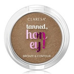 CLARESA TANNED, HONEY! Bronzer prasowany do modelowania i konturowania twarzy 13 SHIMMERY 13g