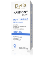 Delia Harmony Skin Krem nawilżający z filtrem SPF50 50ml