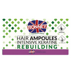 Ronney Hair Ampoules Intensive Keratine Rebuilding Ampułki do włosów - 6x10ml