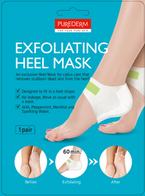Purederm Exfoliating Heel Mask Złuszczająca maseczka do pielęgnacji pięt w płacie 18g