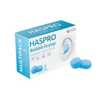 Haspro Moldable Earplugs Formowane zatyczki do uszu wielokrotnego użytku 6 par - Niebieskie