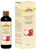 Sattva Olej do włosów z czerwonej cebuli z hibiskusem 200ml