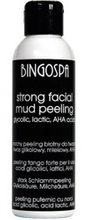 BingoSpa Mocny peeling błotny do twarzy - kwas glikolowy i mlekowy, kwasy owocowe 120g
