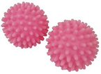 Deni Carte Silikonowe Piłki Do Prania kulki zmiękczająco suszące różowe 2szt