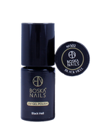 BOSKA NAILS Lakier hybrydowy 302 Black Hell 6ml