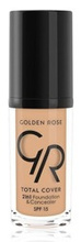 Golden Rose Total Cover 2 in 1 Foundation & Concealer Kryjący podkład i korektor 2w1 04 Beige