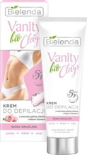 Bielenda VANITY BIO CLAYS Krem do depilacji z naturalną glinką różową i olejem różanym 100ml
