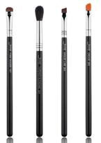 Jessup T306 Zestaw 4 pędzli do makijażu Black/Silver