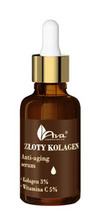 Ava Złoty Kolagen Anti-aging Serum do twarzy 30ml [DATA WAŻNOŚCI 02.2026]