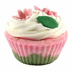 Bosphaera Naturalna babeczka do kąpieli Kwiat wiśni 35g