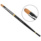 Clavier Pędzelek do manicure, żelu i akrylożelu okrągły - 02 CZARNY