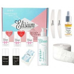 Elisium Zestaw hybrydowy z formami do przedłużania paznokci