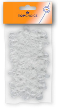 TOP CHOICE Gumki do włosów - bezbarwne, 500 sztuk