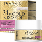Perfecta 24K Gold&Rose Oil Luksusowy krem przeciwzmarszczkowy - Dzień/Noc 50+ 50ml