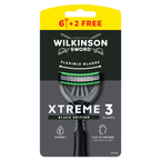 Wilkinson Xtreme 3 Black Edition Maszynki do golenia dla mężczyzn - 8 sztuk