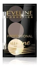 Eveline Cosmetics All in One eyebrow set paleta cieni do brwi 01 1,7g
