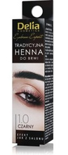 Delia Cosmetics Eyebrow Expert Henna tardycyjna do brwi - 1.0 Czarna 2ml