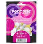 Staleks Pro Pododisc Zestaw nakładek wymiennych do pododysku M/#240/20mm (50 sztuk) PDFS-20-240W
