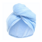 Apis Turban do włosów - niebieski