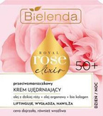 Bielenda Royal Rose Elixir Przeciwzmarszczkowy Krem Ujędrniający Cera dojrzała i wrażliwa Dzień/Noc 50+ 50ml