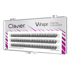 CLAVIER V-SHAPE Sztuczne rzęsy kępki C-16mm