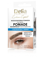 Delia Eyebrow Expert Wodoodporna pomada do brwi - 5.0 Jasny brąz 7g