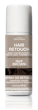 Joanna Hair Retouch Spray do retuszu odrostów, siwizny, przerzedzonych włosów - Ciemny brąz 75ml