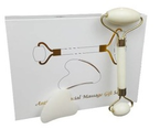 Masażer Biały BOX Roller + Gua sha