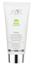 APIS Professional  - Maska oczyszczająca z czarnym błotem z Morza Martwego i zieloną herbatą 200 ml