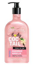 Bielenda Body Coctail nawilżający balsam do ciała Rabarbar Wanilia 400ml