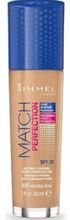 Rimmel Match Perfection Podkład do twarzy 400 Natural Beige 30ml