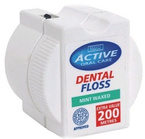 BeautyFormulas ACTIVE Dental Floss mint waxed Nić dentystyczna woskowana 200m