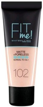 Maybelline Fit Me Podkład matujący do twarzy - 102 Fair Ivory 30ml