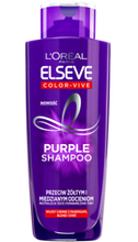 Loreal Elseve COLOR VIVE PURPLE Szampon do włosów neutralizujący żółte i miedziane odcienie 200ml