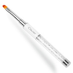 Clavier Pędzelek do żelu #6 – biały perłowy