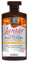 JANTAR odprężająca piana do kąpieli z esencją bursztynową i ekstraktem z pomarańczy 330 ml