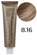 Montibello Cromatone Re-Cover Krem koloryzujący do włosów anti-age 8.16 Latte Beige 60g