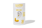Haspro Universal Earplugs Tube50 Zestaw jednorazowych stoperów do uszu 50par - Żółte