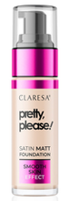 CLARESA Pretty Please Satynowo-matowy podkład do twarzy 02 33g