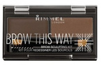Rimmel Brow This Way Paleta do brwi 003 Dark Brow
