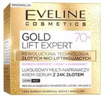 Eveline Cosmetics GOLD Lift Expert Luksusowy multi-naprawczy krem-serum 70+ Dzień/Noc 50ml