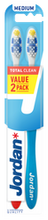 Jordan Total Clean Szczoteczka do zębów - MEDIUM (2 sztuki)