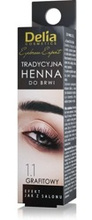 Delia Cosmetics Eyebrow Expert Henna tardycyjna do brwi - 1.1 Grafit