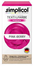 SIMPLICOL Barwnik do tkanin - INTENSYWNY RÓŻ PINK BERRY (400g+150ml)